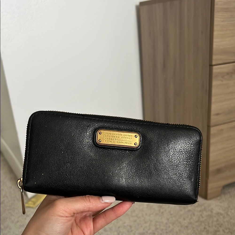 Marc Jacobs Black Leather Wallet